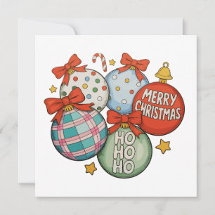 Adornos de Navidad Lazo Feliz Xmas Ho Muñeco de Ni