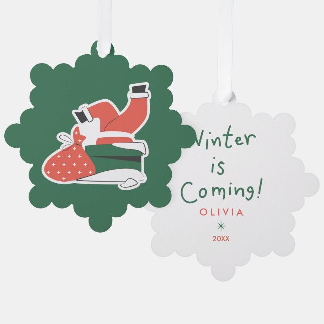 Adornos de Navidad Personalizados – Fiestas Navide (Anverso/Reverso)