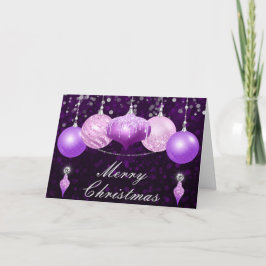 Adornos de Navidad Purpura, Rosa y Plata