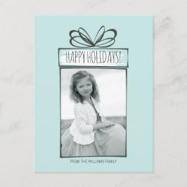 Adornos de Navidad Tarjeta postal de foto de vacac