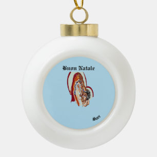 Adornos de Navidad: Virgen María con Cristo