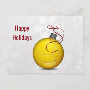 adornos de pelota de voleibol Tarjetas de vacacion
