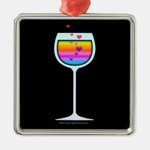 ADORNOS DE VASO DE VINO DE LUJO