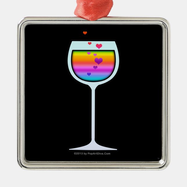 ADORNOS DE VASO DE VINO DE LUJO (Frente)