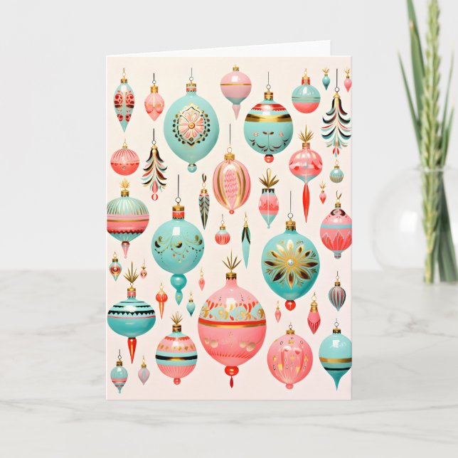 Adornos de Vidrio Antiguo de Navidad (Anverso)