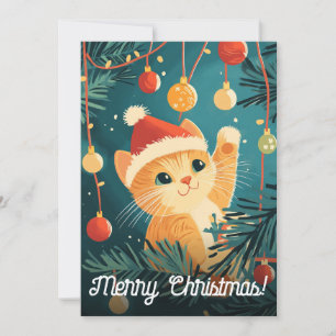 Adornos divertidos de árbol de Navidad para gatos