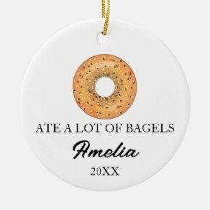Adornos Divertidos Regalos de Bagel, Amantes de Ba
