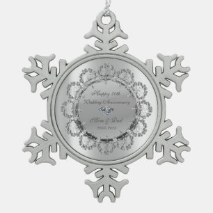 Adornos Florales de Plata Fría para Bodas y Aniver