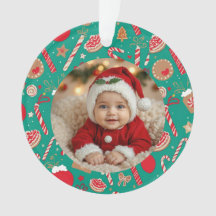 Adornos fotográficos navideños juguetones – Dibuja