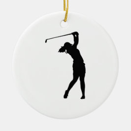 Adornos Golfista Golf Deportes Persona Silueta