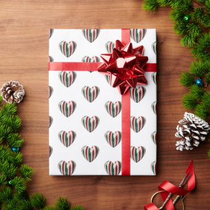 Adornos Italianos de Corazones 3D Papel de Regalo