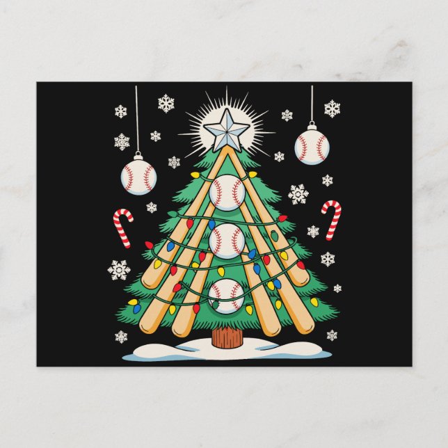 Adornos Luces Árbol Navidad Béisbol Navidad (Anverso)