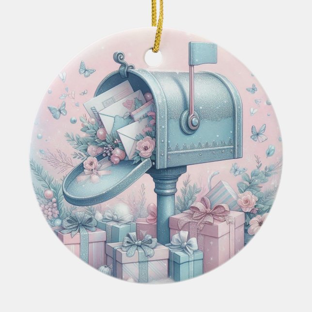 Adornos Navideños de Pastel, Buzón y Regalos 2 (Frente)