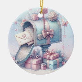 Adornos Navideños de Pastel, Buzón y Regalos 4