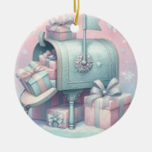 Adornos Navideños de Pastel, Buzón y Regalos 7