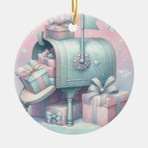 Adornos Navideños de Pastel, Buzón y Regalos 7