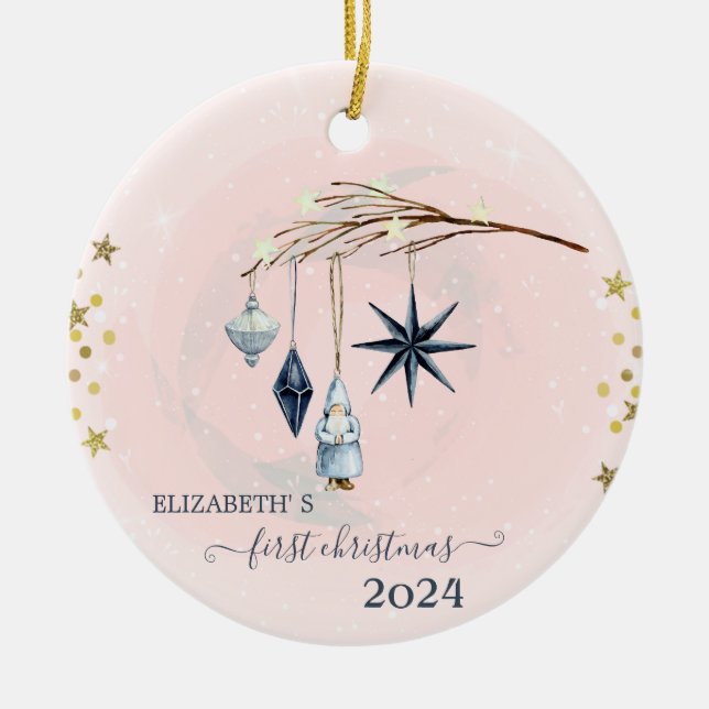 Adornos Navideños de Primera Vacación (Frente)