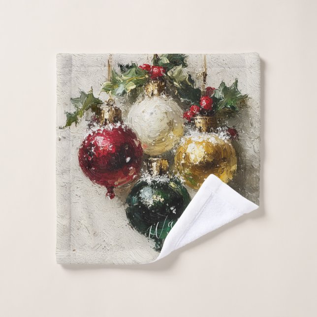 Adornos Navideños Vintage (Toallita)
