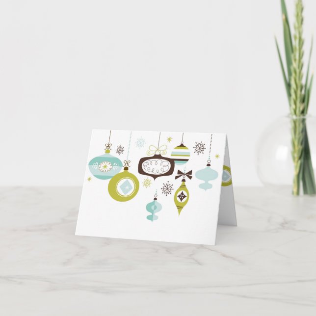 Adornos Retro, Feliz Navidad (Anverso)