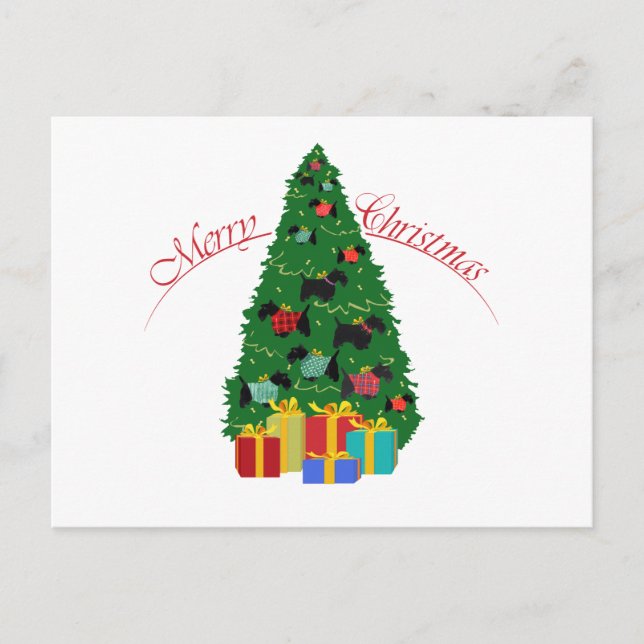 Adornos Scottie Árbol de Navidad (Anverso)
