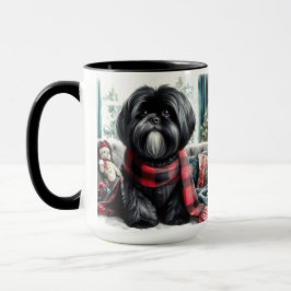 Adoro la taza de café de mis Navidades Shih Tzu