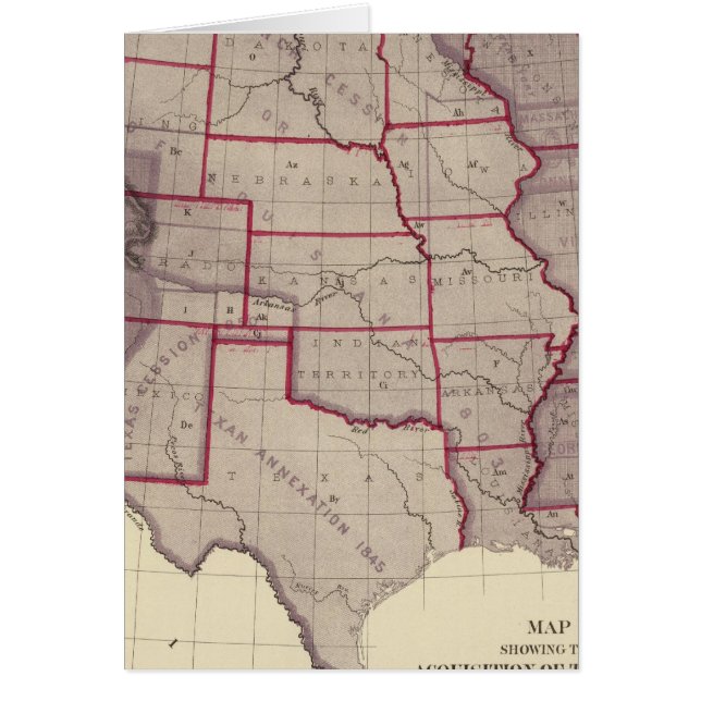 Adquisición de territorios de los EE.UU. (Frente)