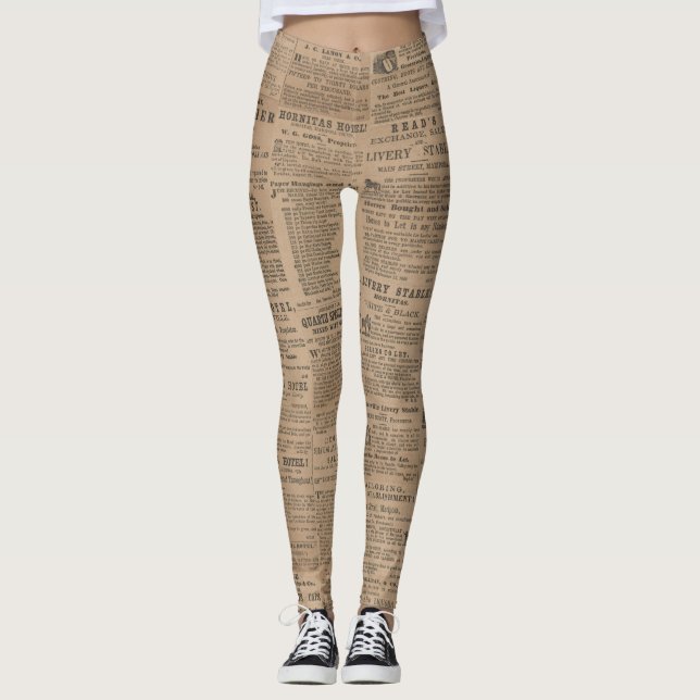 Ads of the Past, NY 1856 Leggings (Anverso)