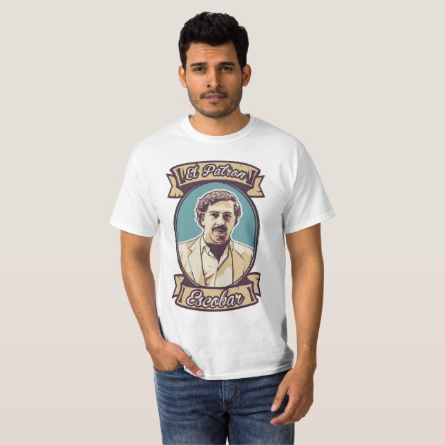 Adulte Pablo Emilio Escobar Gaviria de la camiseta (Anverso completo)