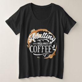 ADULTO REQUIERE CAFÉ - Camiseta AMANTE EL CAFÉ