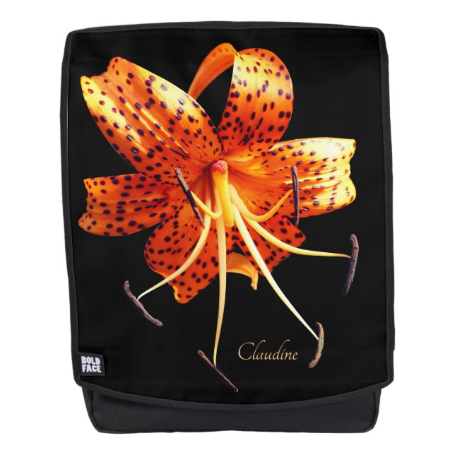 Adulto rugoso de la mochila del lirio tigrado + (Anverso)