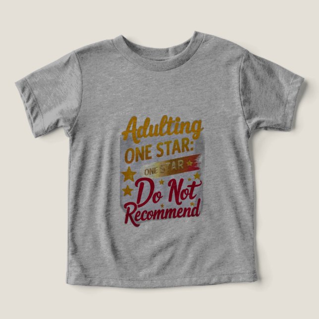 Adultos: Una estrella, no se recomienda (Diseño delantero )