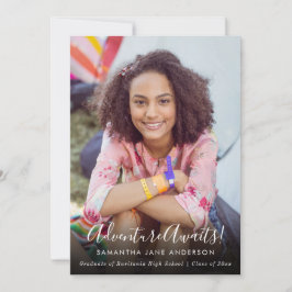 Adventure Awaits | Invitación de Graduación de Fot