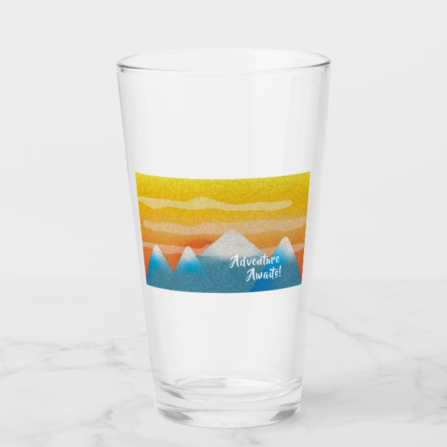 Adventure Awaits Mountain Sunset (Anverso)