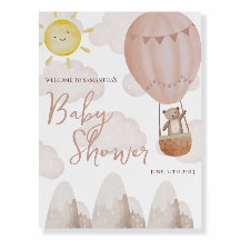 Adventure Awath Baby Shower Welcome Sign