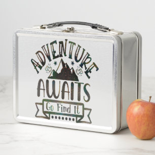 Adventure Awath Go Find It Metalizado Lunch Box