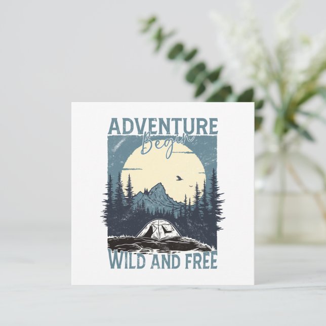 Adventure Begin - Salvaje y Libre (Anverso de pie)