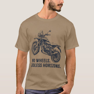 Adventure Dual Sport Bicicleta Camiseta Royal Enfi