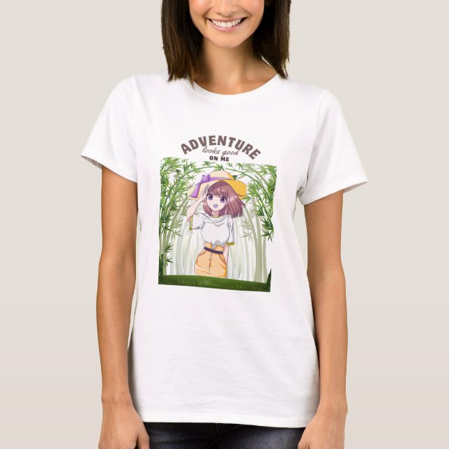 Adventure me parece bien - acampar camisetas (Anverso)
