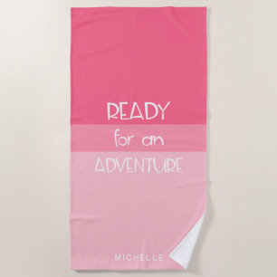 Adventure Ombre Pink Toalla de playa de Monogram