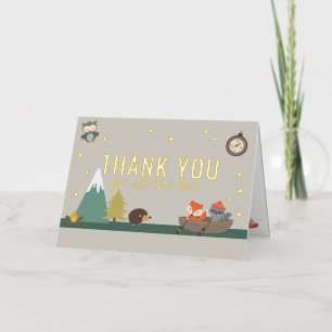 Adventure Woodland Neutral Baby Shower Gracias