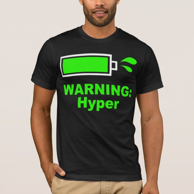 Advertencia: Camiseta híper (Anverso)