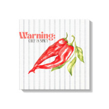 Advertencia Chef es Pimiento Rojo Picante Arte de