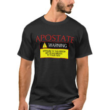 ¡Advertencia de la apóstata! Camiseta