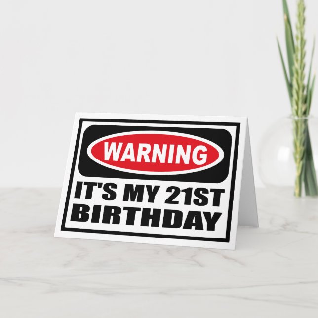 Advertencia: Es mi tarjeta de saludo de cumpleaños (Anverso)
