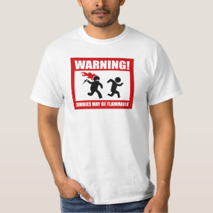 ¡Advertencia! Los zombis pueden ser camiseta