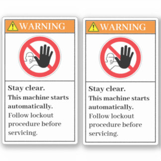 Advertencia Mantener etiqueta transparente