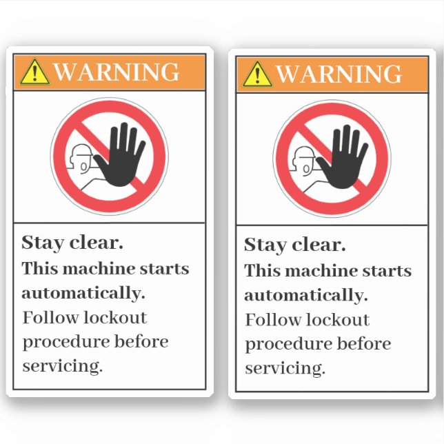 Advertencia Mantener etiqueta transparente (Anverso)