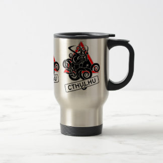 Advertencia: Taza de café reutilizable de Cthulhu