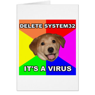 Advice Dog dice: Borrar el virus
