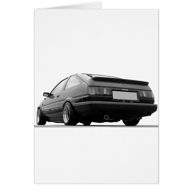 AE86 Blanco y negro (Frente)